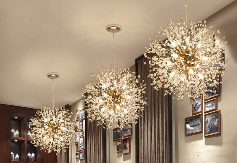 dining room crystal chandelier lighting
